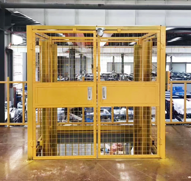 古田智能导轨式升降机亮相